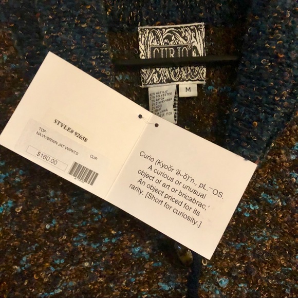 Anthropologie Curio Knit Sweater Medium - Picture 5 of 7